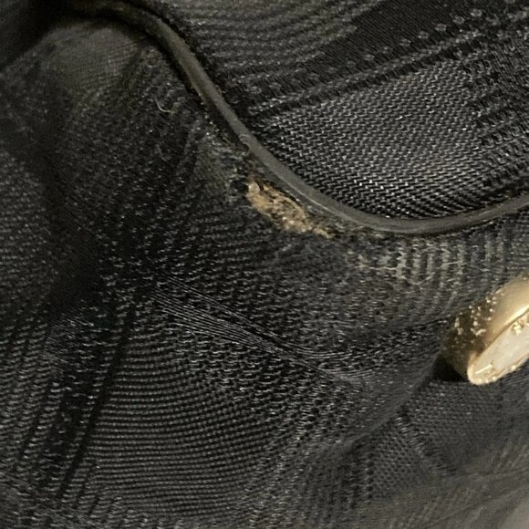 CHANEL New Travel Line Tote MM - Black Nylon Jacquard Leather Tote Bag - Picture 5 of 10